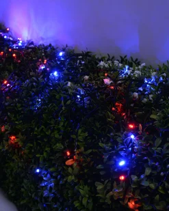 WeRChristmas Battery Operated Multi-Function 100 LED Light String With Timer, Multi-Coloured^ Fairy Lights|Tree Lights
