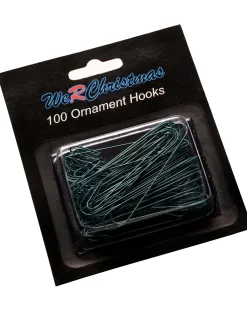 WeRChristmas Bauble Ornament Hooks, Green, Pack Of 100^ Bauble Hooks