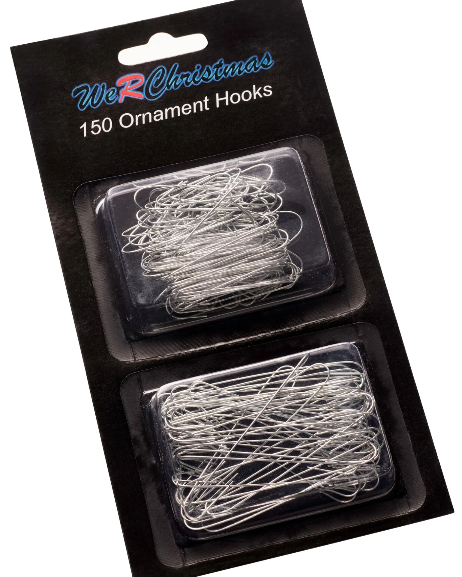 WeRChristmas Bauble Ornament Hooks Multi Pack, Silver, Pack Of 150^ Bauble Hooks