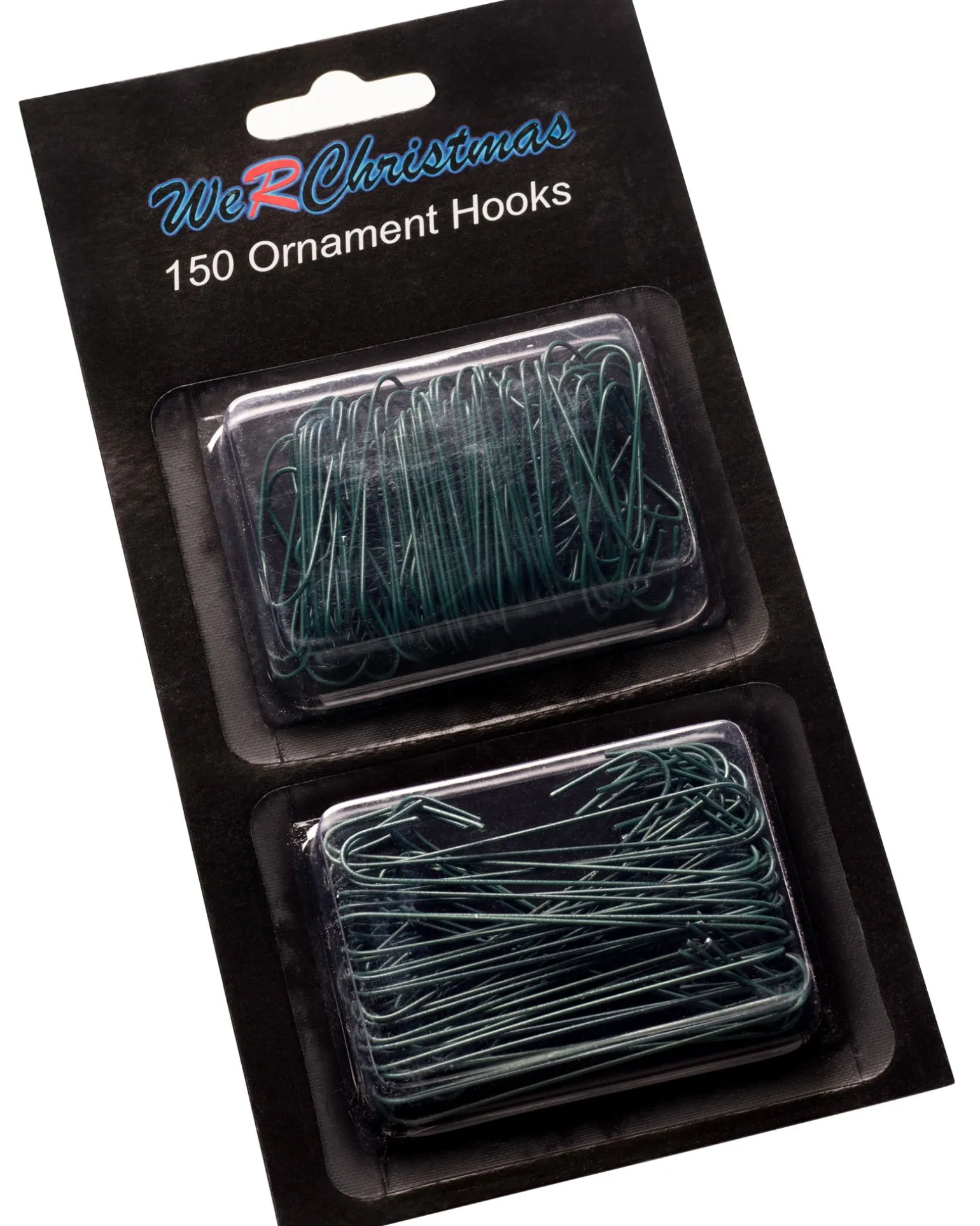 WeRChristmas Bauble Ornament Hooks Multi Pack, Green, Pack Of 150^ Glass Baubles|Bauble Hooks