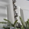 WeRChristmas Bells Wreath Door Hanger, Antique Silver, 38 Cm^ Wreath Hangers