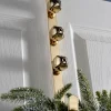 WeRChristmas Bells Wreath Door Hanger, Gold, 38 Cm^ Wreath Hangers