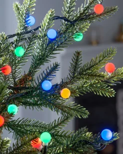 WeRChristmas Berry Multi-Function 50 LED Connectable Light String, Multi-Coloured^ Fairy Lights|Connectable Lights