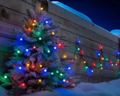 WeRChristmas Berry Multi-Function 50 LED Connectable Light String, Multi-Coloured^ Fairy Lights|Connectable Lights