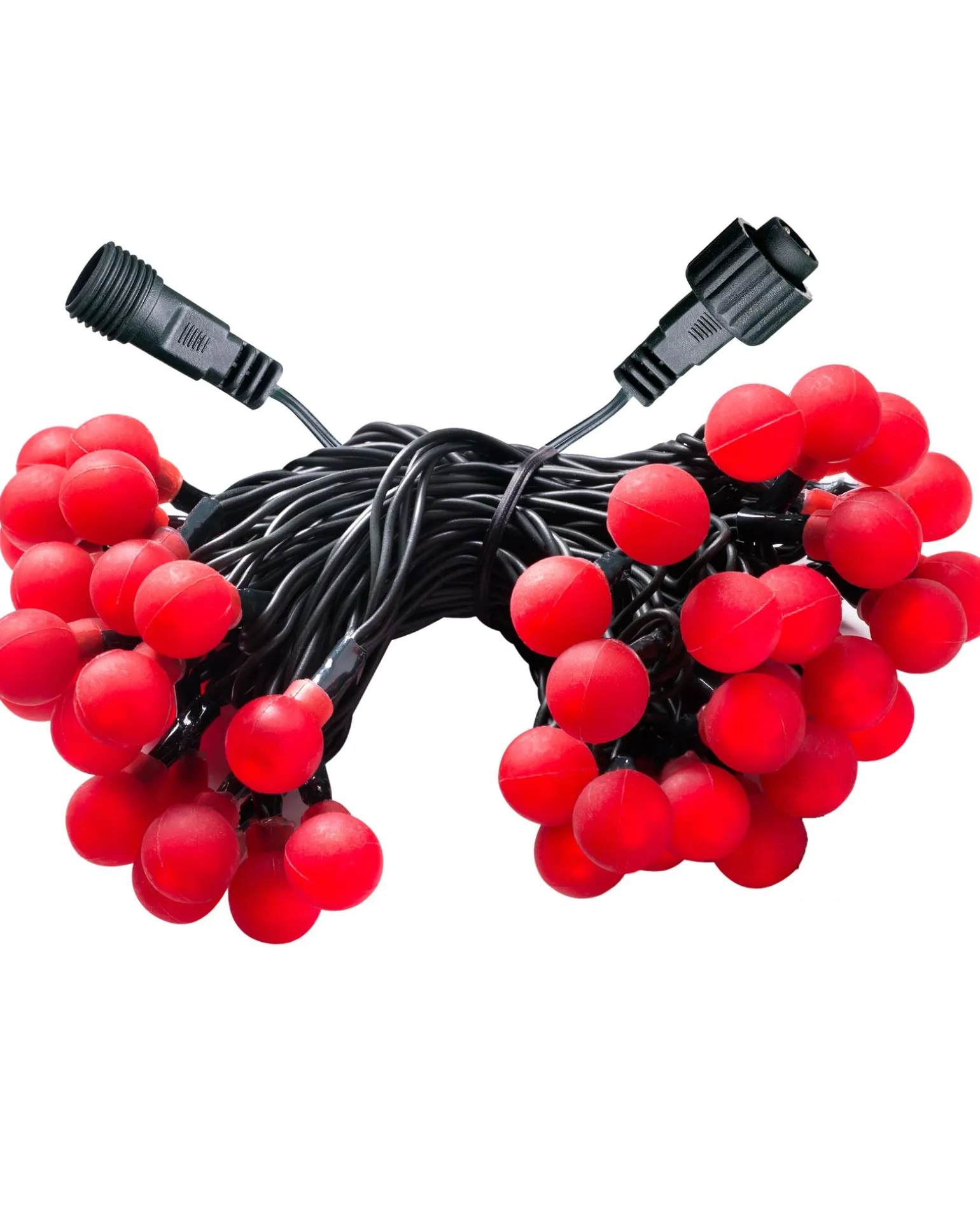 WeRChristmas Berry Multi-Function 50 LED Connectable Light String, Bright Red^ Fairy Lights|Connectable Lights