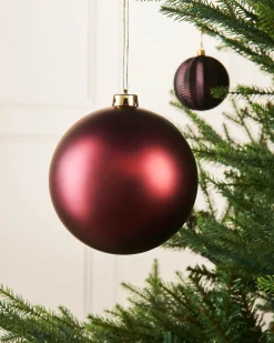 WeRChristmas Burgundy Large Matt Shatterproof Bauble, 15 Cm^ Oversized Baubles|Shatterproof Baubles