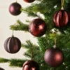 WeRChristmas Burgundy Shatterproof Baubles, 16 Pack, 8 Cm^ Shatterproof Baubles
