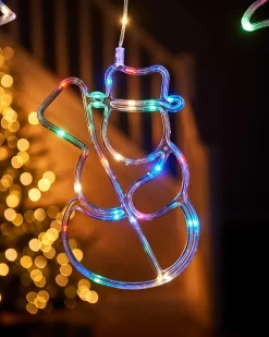 WeRChristmas Character Silhouette Curtain Light, 2.1 M^ Window Silhouettes|Curtain & Net Lights