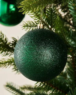WeRChristmas Christmas Green Shatterproof Baubles, 9 Pack, 10 Cm^ Oversized Baubles|Shatterproof Baubles