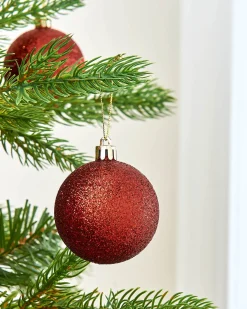 WeRChristmas Christmas Red Shatterproof Bauble, 50 Pack^ Shatterproof Baubles