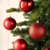 WeRChristmas Christmas Red Shatterproof Baubles, 9 Pack, 10 Cm^ Oversized Baubles|Shatterproof Baubles