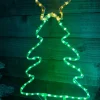 WeRChristmas Christmas Tree Rope Light Silhouette, 48 Cm^ Tree Silhouettes