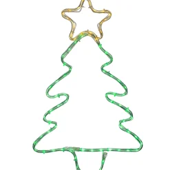WeRChristmas Christmas Tree Rope Light Silhouette, 48 Cm^ Tree Silhouettes