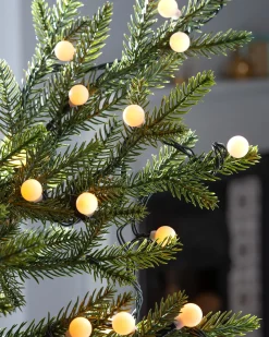 WeRChristmas Connectable Berry 50 LED Light String, Warm White^ Connectable Lights