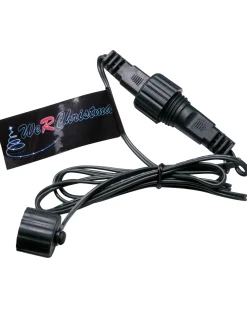 WeRChristmas Connectable Extension Cable For LED Lights, Black, 1 M^ Connectable Lights