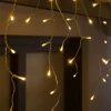 WeRChristmas Connectable Icicle 100 LED Christmas Lights, Warm White^ Connectable Lights