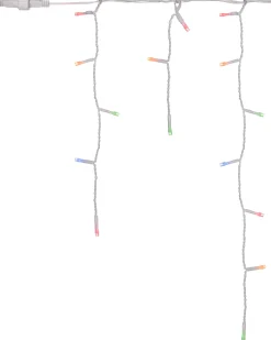 WeRChristmas Connectable Icicle 100 LED Christmas Lights, Multi-Coloured^ Connectable Lights