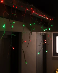 WeRChristmas Connectable Icicle 100 LED Christmas Lights, Multi-Coloured^ Connectable Lights