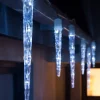 WeRChristmas Connectable Icicle 8 LED Christmas Lights, Bright White^ Connectable Lights