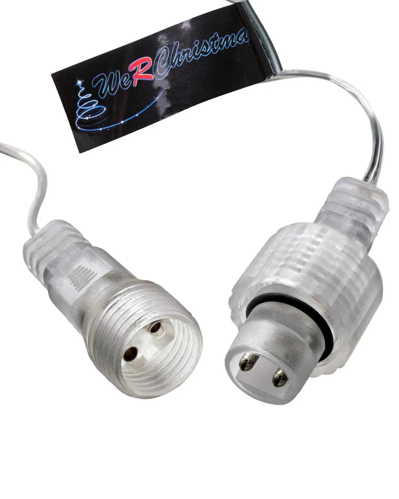 WeRChristmas Connectable Icicle 8 LED Christmas Lights, Bright White^ Connectable Lights