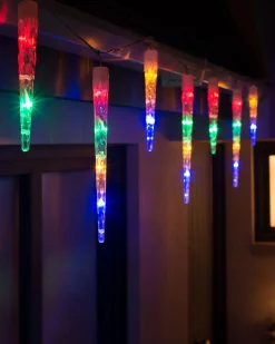 WeRChristmas Connectable Icicle LED Light String, Multi-Coloured, 5.2 M^ Connectable Lights