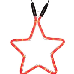 WeRChristmas Connectable Star Rope Light Silhouette, Red, 32 Cm^ Connectable Lights