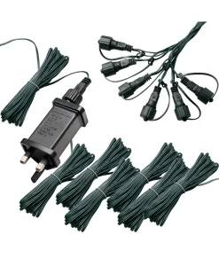 WeRChristmas Connectable Transformer Controller With Splitter, 1000-3500 LED Lights^ Connectable Lights