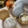 WeRChristmas Copper/Champagne Shatterproof Baubles, 48 Pack^ Shatterproof Baubles