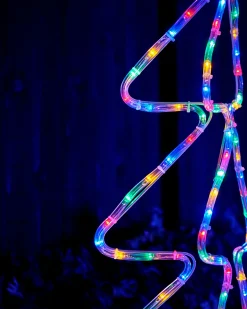 WeRChristmas 3D Christmas Tree Rope Light Silhouette, 80 Cm^ Tree Silhouettes