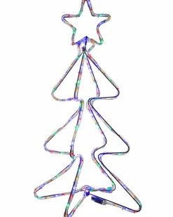 WeRChristmas 3D Christmas Tree Rope Light Silhouette, 80 Cm^ Tree Silhouettes