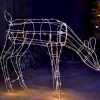 WeRChristmas 3D Grazing Reindeer Silhouette, 81 Cm^ Outdoor Lighted Reindeer