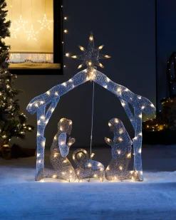 WeRChristmas 2D Mesh Nativity Set, 130 Cm^ Christmas Characters