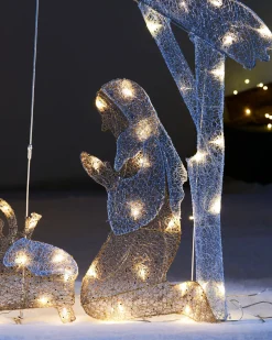 WeRChristmas 2D Mesh Nativity Set, 130 Cm^ Christmas Characters