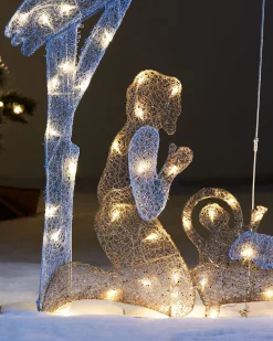 WeRChristmas 2D Mesh Nativity Set, 130 Cm^ Christmas Characters