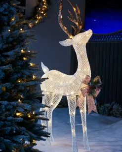 WeRChristmas 3D Reindeer Family Silhouette, 151 Cm^ Outdoor Lighted Reindeer