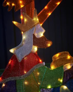 WeRChristmas 2D Tinsel Nativity Scene Silhouette^ Christmas Characters