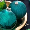 WeRChristmas Emerald Glass Baubles, 3 Pack, 13 Cm^ Glass Baubles