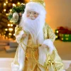 WeRChristmas Father Christmas Tree Topper, Cream/Gold, 30 Cm^ Tree Toppers