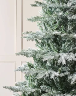 WeRChristmas Frosted Siberian Mixed Pine Christmas Tree, 6 Ft^ Budget Christmas Trees|Snow Flocked Christmas Trees