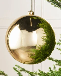 WeRChristmas Gold Large Gloss Shatterproof Bauble, 20 Cm^ Oversized Baubles|Shatterproof Baubles