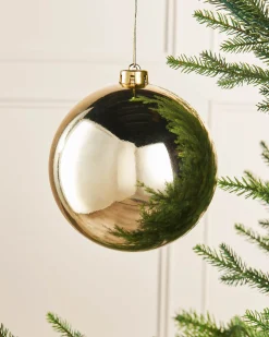 WeRChristmas Gold Large Gloss Shatterproof Bauble, 15 Cm^ Oversized Baubles|Shatterproof Baubles