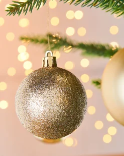 WeRChristmas Gold Shatterproof Baubles, 42 Pack, 6 Cm^ Shatterproof Baubles