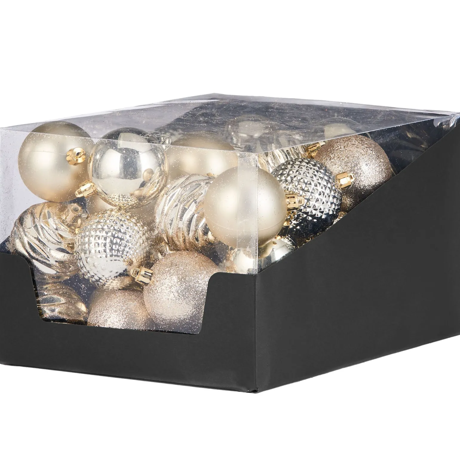 WeRChristmas Gold Shatterproof Baubles, 50 Pack, 6 Cm^ Shatterproof Baubles
