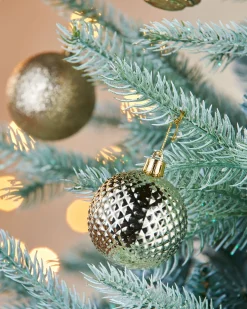 WeRChristmas Gold Shatterproof Baubles, 50 Pack, 6 Cm^ Shatterproof Baubles