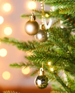 WeRChristmas Gold Shatterproof Baubles, 36 Pack, 3 Cm^ Shatterproof Baubles