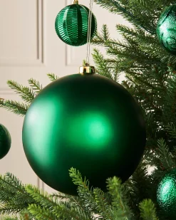 WeRChristmas Green Large Matt Shatterproof Bauble, 20 Cm^ Oversized Baubles|Shatterproof Baubles
