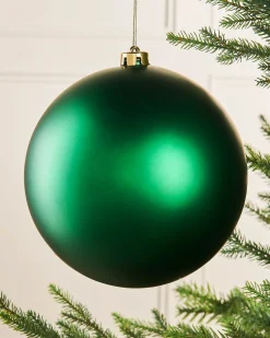 WeRChristmas Green Large Matt Shatterproof Bauble, 20 Cm^ Oversized Baubles|Shatterproof Baubles