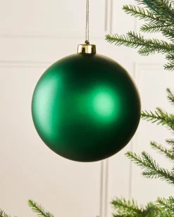 WeRChristmas Green Large Matt Shatterproof Bauble, 15 Cm^ Oversized Baubles|Shatterproof Baubles