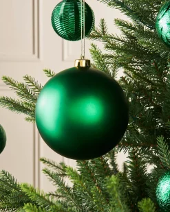 WeRChristmas Green Large Matt Shatterproof Bauble, 15 Cm^ Oversized Baubles|Shatterproof Baubles