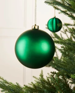 WeRChristmas Green Large Matt Shatterproof Bauble, 15 Cm^ Oversized Baubles|Shatterproof Baubles